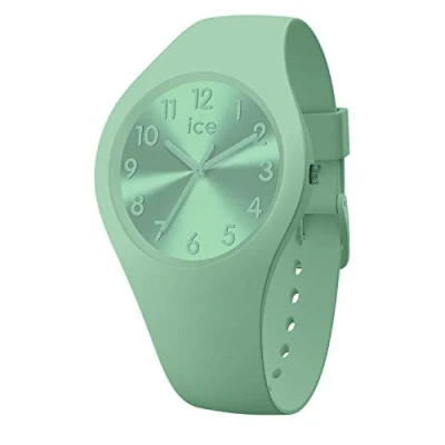 Afbeelding van Ice Watch Colour Lagoon dameshorloge groen met siliconen armband 017914 (klein), Groen, 017914,