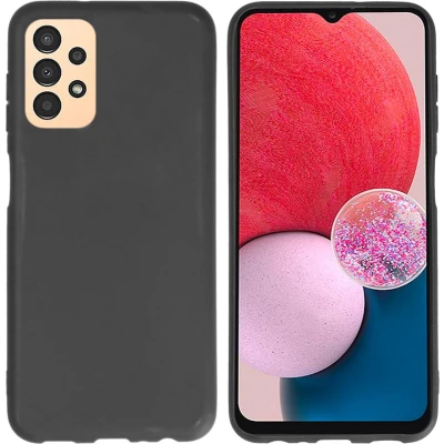 Afbeelding van iMoshion hoesje Geschikt voor Samsung Galaxy A13 (4G) Siliconen Design Zwart / Black Graphic