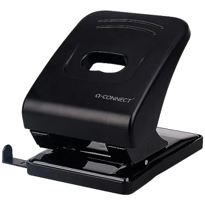 Afbeelding van Q CONNECT perforator Heavy Duty, 40 blad, zwart