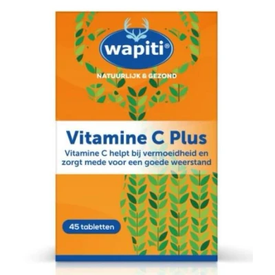 Afbeelding van Wapiti Vitamine C Plus Tabletten 45ST