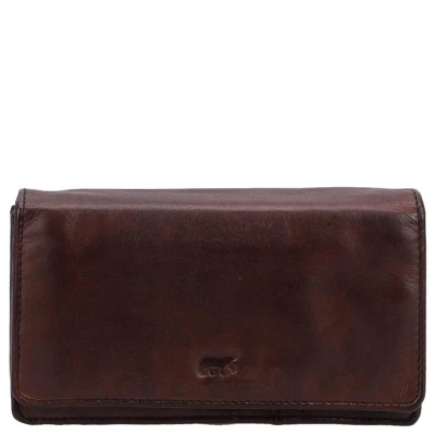 Afbeelding van Bear Design Cow Lavato Dames portemonnee 12cc CL782 brown