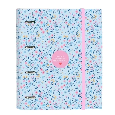 Afbeelding van Ringmap Vicky Martín Berrocal Paraíso Blauw Roze 27 x 32 3.5 cm
