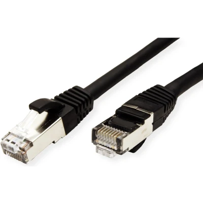 Afbeelding van VALUE Patchkabel Cat.6 (Class E) S/FTP (PiMF), LS0H, zwart, 7 m