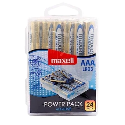Afbeelding van Maxell Alkaline AAA 24 stuks in opbergdoos 1.5V LR03 790268