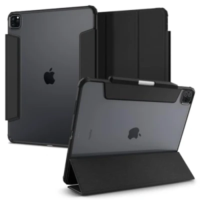 Afbeelding van Spigen Ultra Hybrid Pro TPU Full Body Case Zwart Apple iPad 12.9 2018/2020/2021