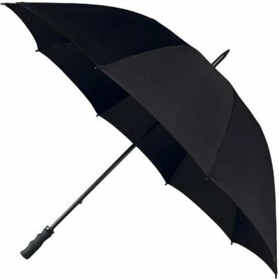 Afbeelding van Falcone automatische windproof golfparaplu zwart