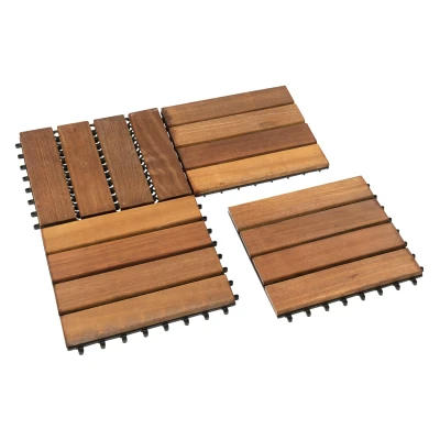 Afbeelding van Tuintegel hardhout Bangkirai Siantar 30 x cm
