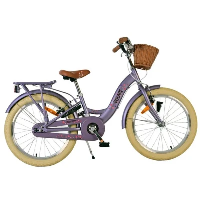 Afbeelding van Volare Blossom Kinderfiets Meisjes 20 inch Paars Twee handremmen