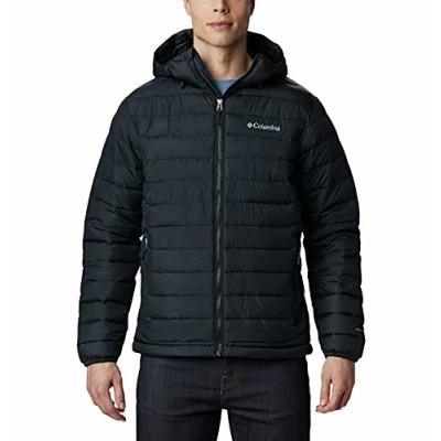 Afbeelding van Columbia Powder LITE Jacket Winterjas, Heren, Maat: Small, Black