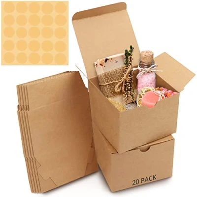 Afbeelding van Belle Vous Bruin Hobby Kado Dozen (20pak) Doos Maat 12 x 9cm Makkelijk in Elkaar te Zetten Presentaties Geschenk Presentjes Feestjes, Verjaardagen, Huwelijken, Vakanties