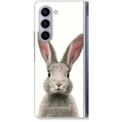 Afbeelding van Case Company® hoesje geschikt voor Samsung Galaxy Z Fold5 Daisy Soft Cover Telefoonhoesje Bescherming aan alle Kanten en Schermrand