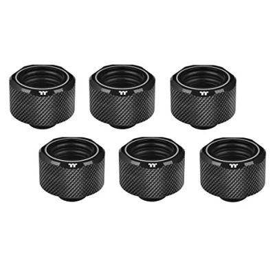 Image de Thermaltake Pacific C PRO G1/4 PETG 16mm OD Raccord de compression du système refroidissement par liquide noir