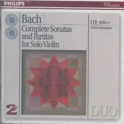 Afbeelding van Arthur Grumiaux J.S. Bach: Complete Sonatas &amp; Partitas For Solo Violin (2 CD) (Complete)