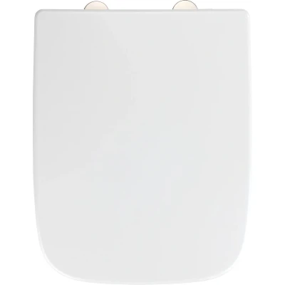 Afbeelding van Wenko Toiletbril 37,5 X 46,5 Cm Rvs Wit