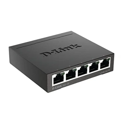 Afbeelding van Switch+r%C3%A9emmer+Ethernet+Gigabit+D Link+DGS 105%2FE +5+poorten +%28M%C3%A9tal%29