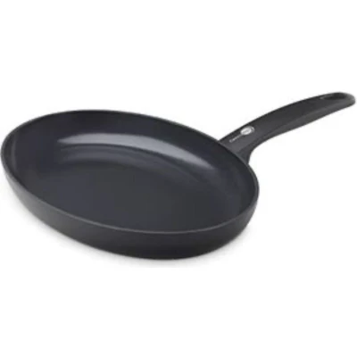 Afbeelding van GreenPan Vispan Torino Zwart Ovaal 32 cm Keramische anti aanbaklaag