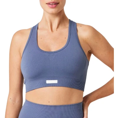 Afbeelding van Björn Borg Studio Seamless LOW BRA Sportbh met light support, Dames, Maat: L/XL, Nightshadow blue