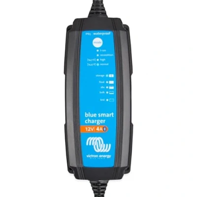 Afbeelding van Blue smart ip65s charger 12/4 + dc connector acculader boot
