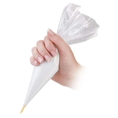 Afbeelding van Decoratieve zakjes met mini mondstuk, 30 cm, 5 stuks
