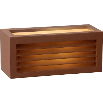 Afbeelding van Lucide DIMO Wandlamp 1xE27 Roest bruin