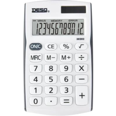 Afbeelding van Desq zakrekenmachine Mobile 30202, wit