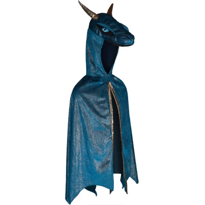 Afbeelding van Great Pretenders Draak Starry Night Cape 5 6 jaar