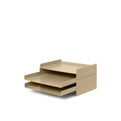 Afbeelding van Ferm LIVING 2x2 Organiser Van Metaal Beige