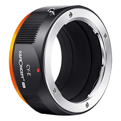 Afbeelding van K&amp;F Concept Bijgewerkte C/Y naar NEX adapter, handmatige lensbevestiging adapter compatibel met Contax/Yashica CY lens en Sony E camerabehuizing
