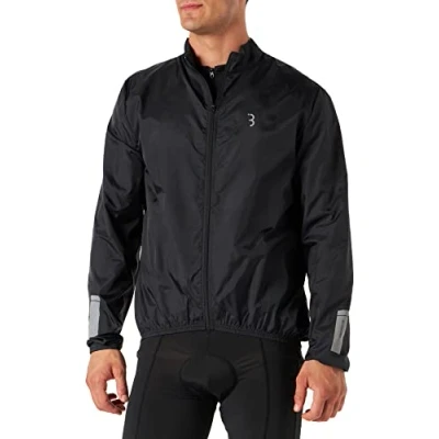 Afbeelding van BBB Cycling BaseShield Regenjas Fiets Wielren Fietsjack Regenjack Wind en Waterafstotend Zwart Maat XXXL BBW 148