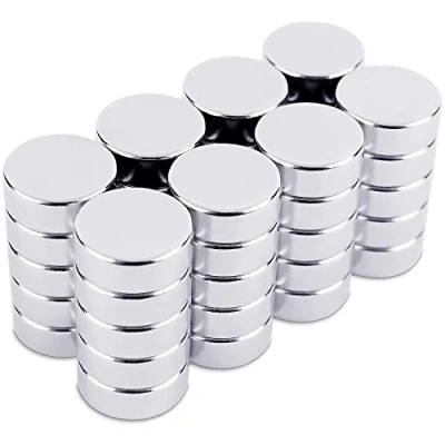 Afbeelding van Sensei 40 kleine ronde neodymium magneten, 8 x 3 mm, zeer sterke magneten voor magneetbord, koelkast
