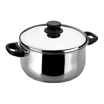 Afbeelding van Lacor 14424 Garinox kookpan met deksel, 24 cm, 7 l