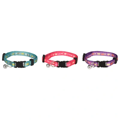 Afbeelding van Flamingo Kattenhalsband Sami 20 34 cm Assorti Multi Color