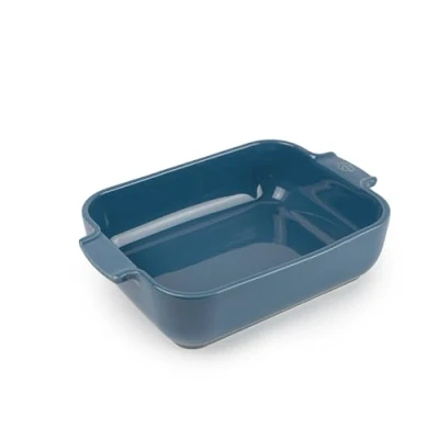 Afbeelding van PEUGEOT Rechthoekige keramische ovenschaal 25 cm x 16,8 6,2 Inhoud: 1,4 L 10 Jaar garantie Gemaakt in Frankrijk Kleur Light Blue