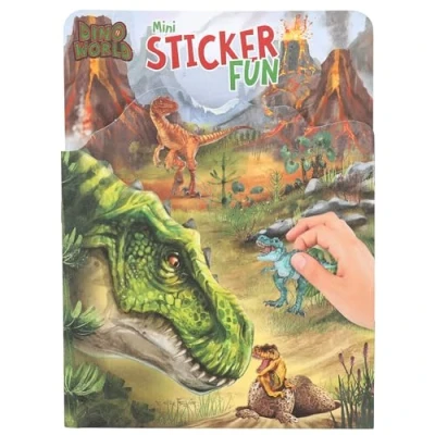 Afbeelding van Depesche Dino World mini Sticker Fun stickerboek