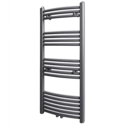 Afbeelding van Radiator / handdoekenrek gebogen 500x1160 mm grijs