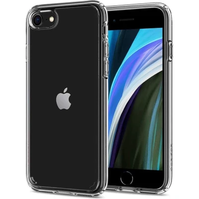 Afbeelding van Spigen Crystal Hybrid Apple iPhone SE (2022) / (2020) 8 7 Hoesje Transparant