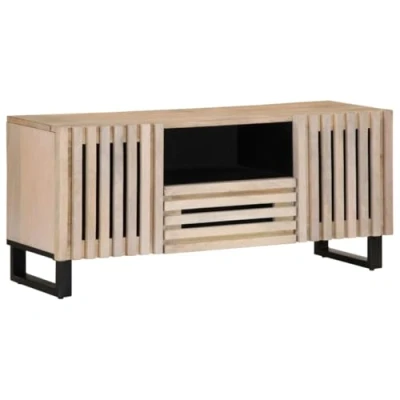 Afbeelding van vidaXL Tv meubel 100x34x46 cm massief mangohout