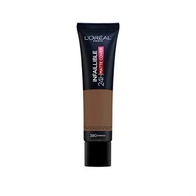 Afbeelding van L&#039;Oréal Paris Infaillible 32H Matte Cover Foundation, Dames, Maat: 30 ml, 380 expresso/espresso