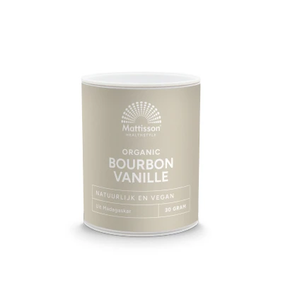Afbeelding van Mattisson Biologische Bourbon Vanille poeder 30 g