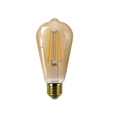 Afbeelding van Philips LED Edison Goud 48 W E27 Extra warmwit licht