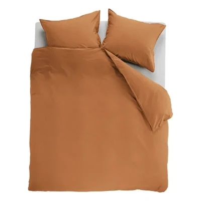Afbeelding van Ambiante Cotton Uni dekbedovertrek Lits Jumeaux 240x200/220 Oranje