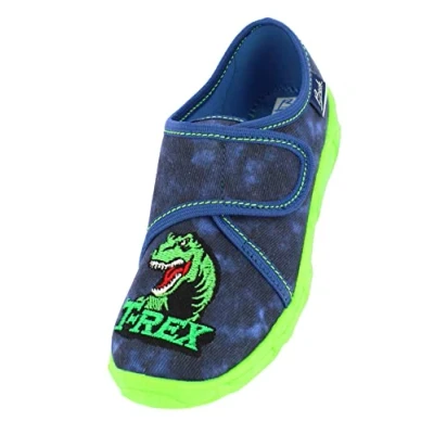 Afbeelding van Beck T rex pantoffels voor jongens, Blauw