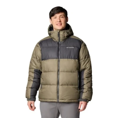 Afbeelding van Columbia PIKE LAKE Hooded Jacket Winterjas, Heren, Maat: Small, Stone green/shark