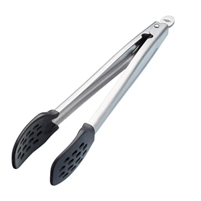 Afbeelding van KitchenCraft MasterClass keukentang Zwart/Zilver 28 cm