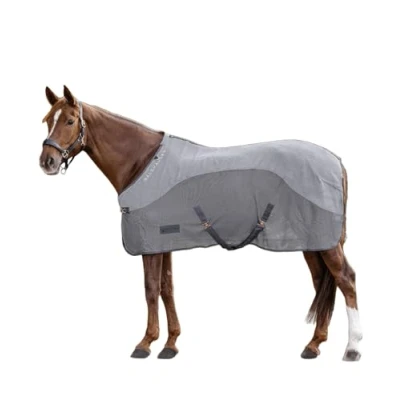 Afbeelding van Waldhausen Vliegendeken Fleece Comfort Grijs 125/175