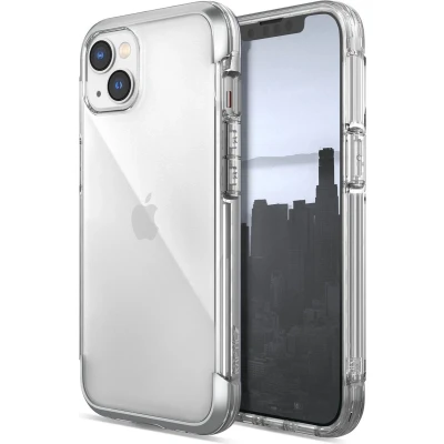 Afbeelding van Raptic X Doria Air Case iPhone 14 Plus gepantserde zilveren cover