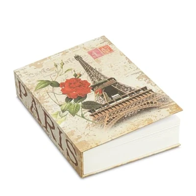 Afbeelding van Secret Book Kluis met slot, gelddoos in woordenboek, verborgen boek diefstalbeveiliging, opbergdoos Parijs