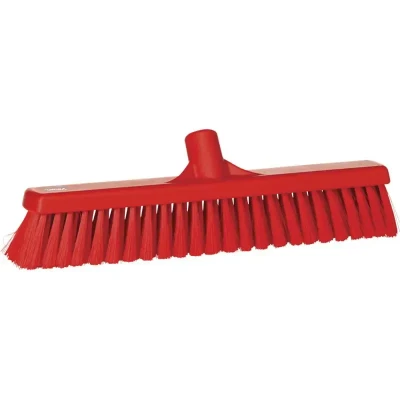 Afbeelding van Vikan Bezems en Vegers Zachte Veger Met Polyester Vezels 410x65x130mm Rood