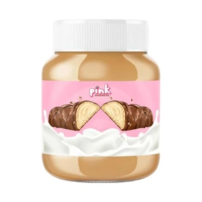 Image de PINK NOISETTE Pâte à tartiner goût Bueno 400g au noisettes et lait