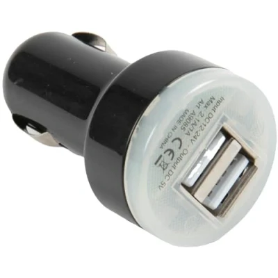 Afbeelding van START 9085 Mobiele telefoon oplader auto 2 USB Met controlelamp
